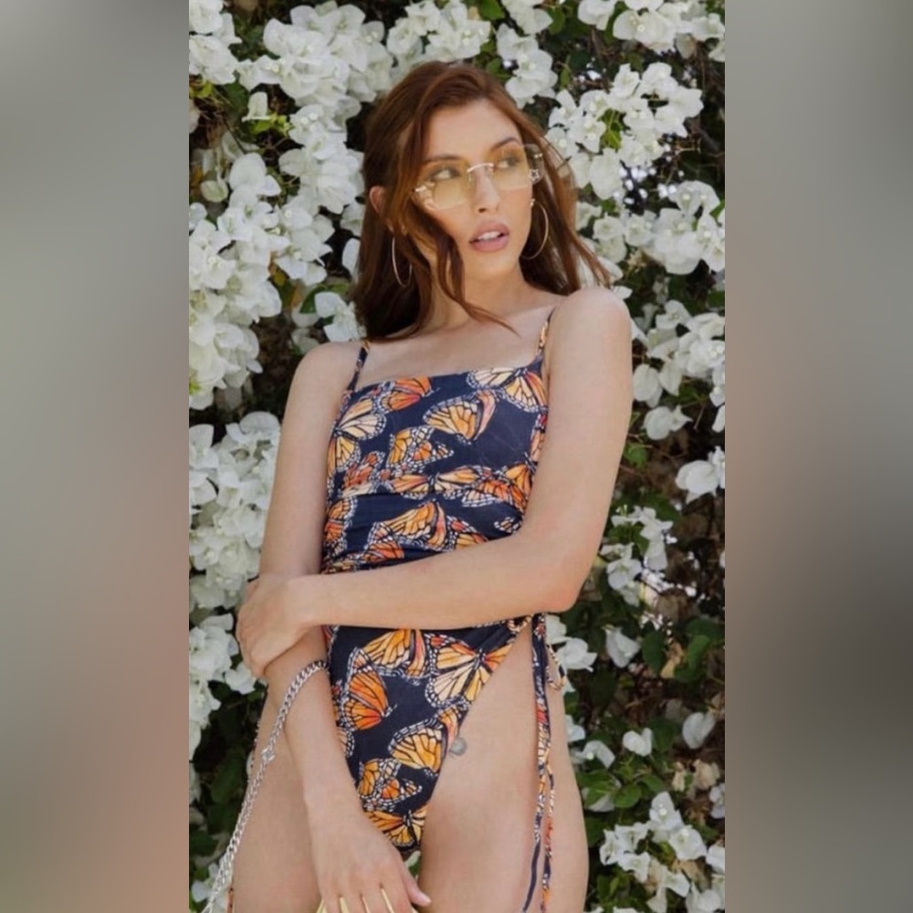 NWOT Toluca Swim Alessandra Mini One Piece and Coverup Set